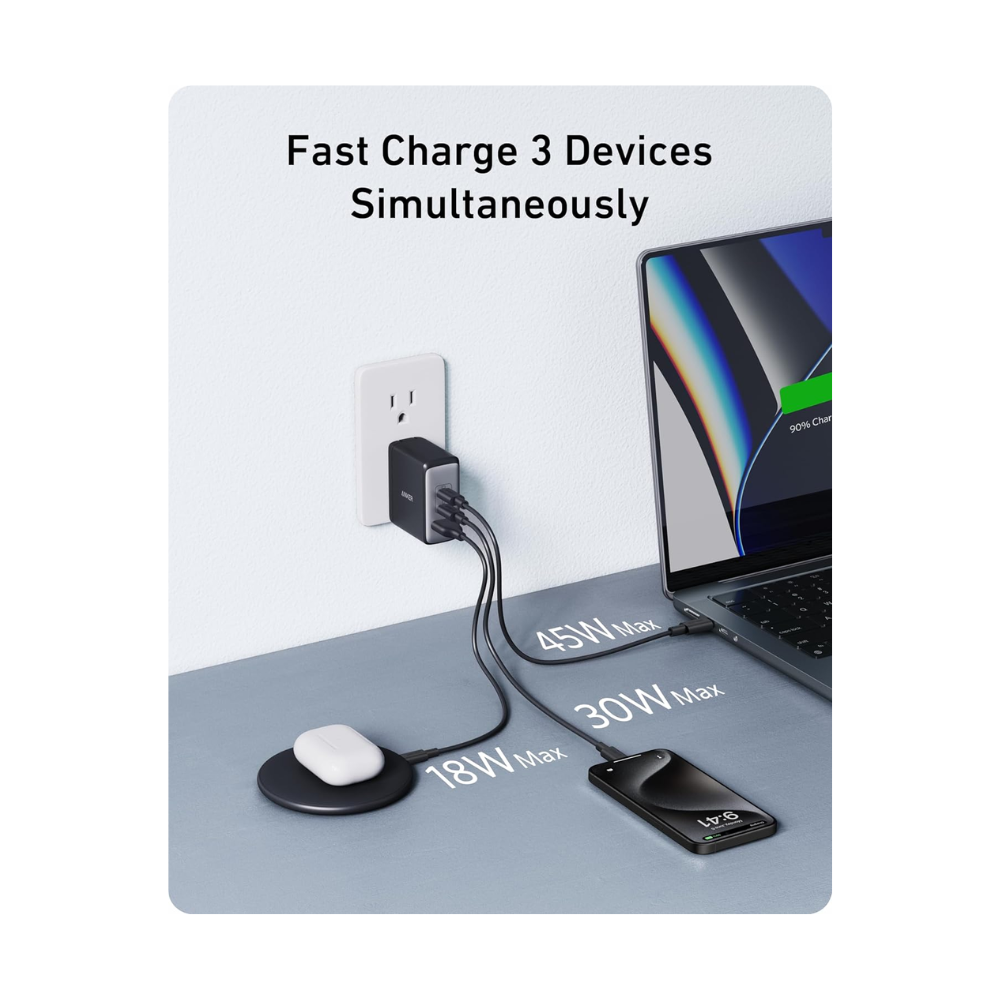 Anker Powerport 736 Charger Nano II 100W Wall Charger Black — image 4