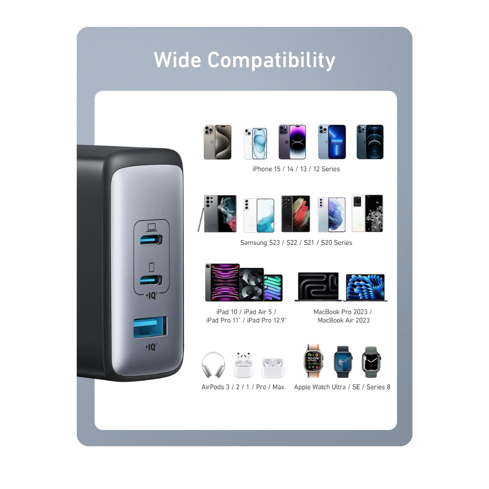 Anker Powerport 736 Charger Nano II 100W Wall Charger Black — image 3