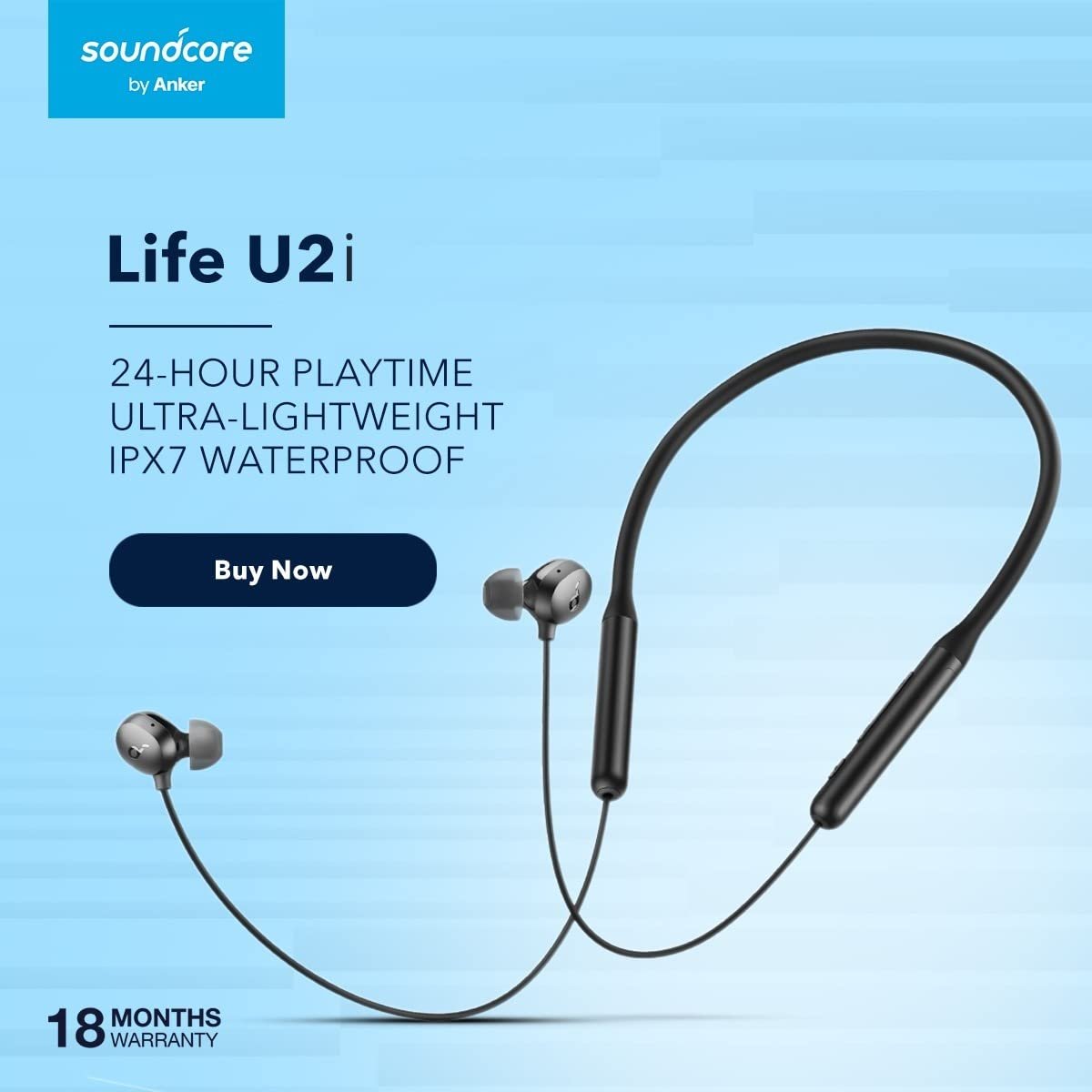 Anker Soundcore Life U2i Wireless Headphones — image 2