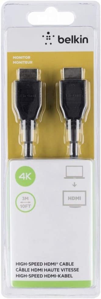 Belkin High-Speed HDMI 2.0 Cable - 3 m/10 feet (Supports 4k, Ultra HD, 3D) - Black — image 3