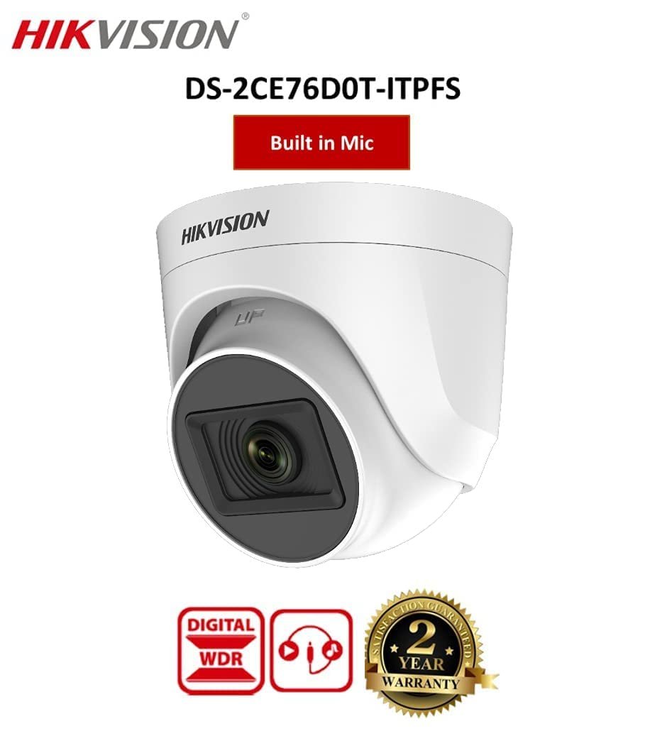 HIKVISION 2CE76D0T ITPFS 2MP Dome With  Mic — image 3