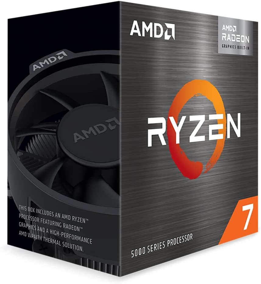 AMD Ryzen 7 5700G 8-Core, 16-Thread Unlocked Desktop Processor with Radeon Graphics — image 1