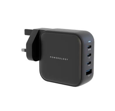 Powerology 3 Port PD +1QC3.0 GaN Wall Charger 100W — image 2