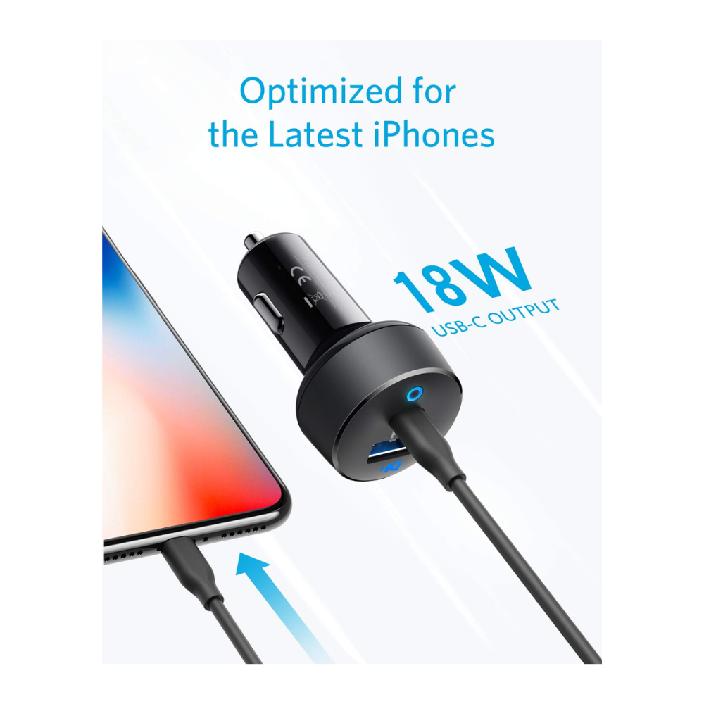 Anker Power Drive+ III DUO 48W PD Car Charger A2725H11 — image 5