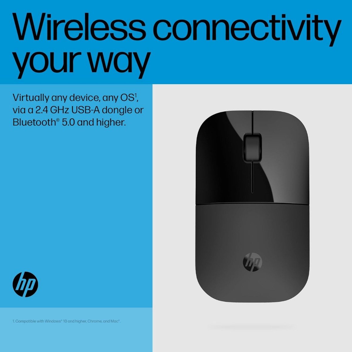 HP Z3700 Dual Black Wireless Mouse Euro — image 2