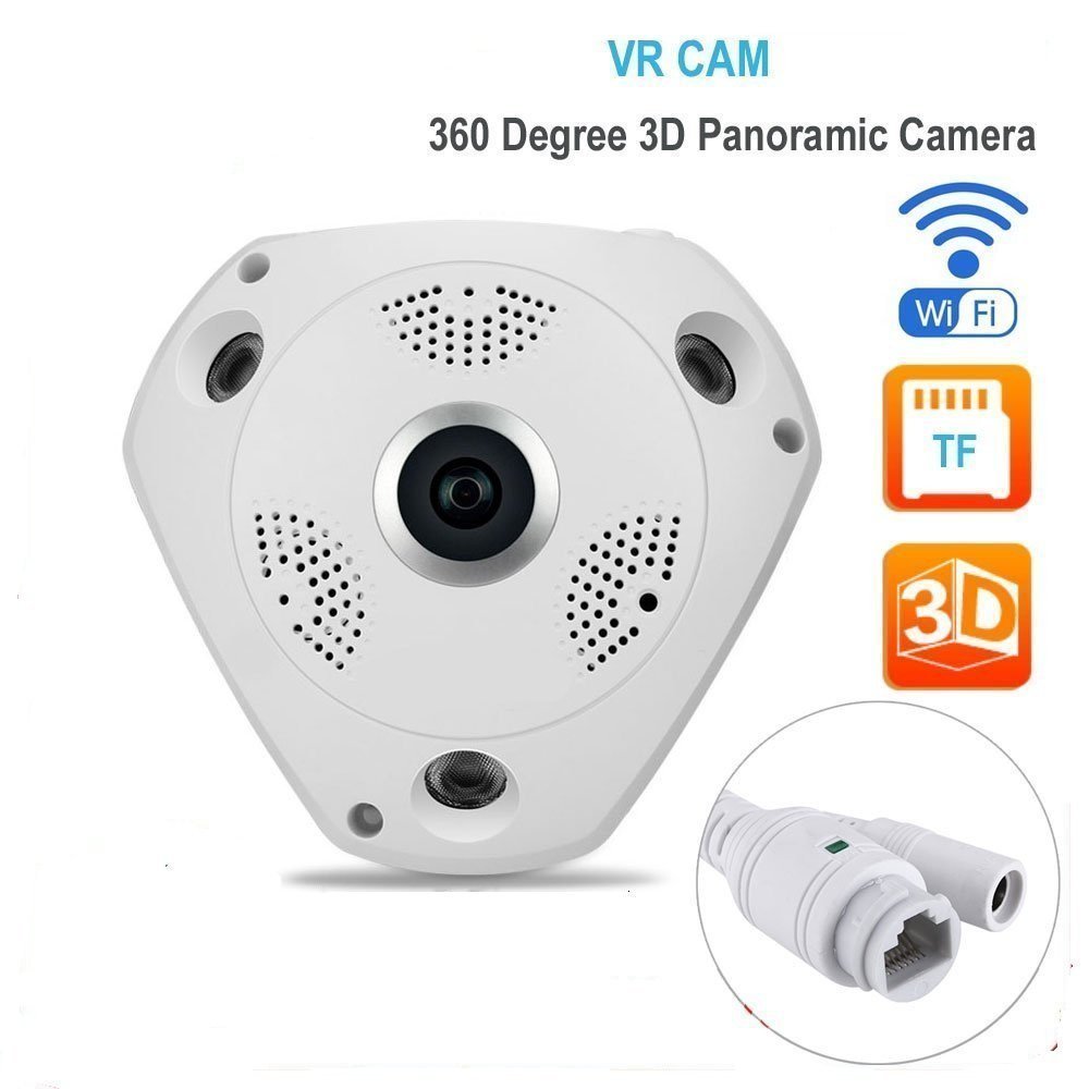 Scienish Wireless VR cam 3D Panoramic 360 Degree View IP Camera With Voice — image 2
