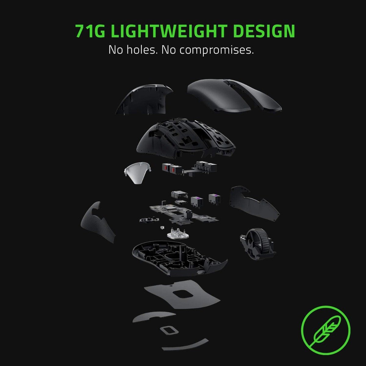 Razer Viper 8KHz Ultralight Ambidextrous Wired Gaming Mouse: Fastest Gaming Switches - 20K DPI Optical Sensor - Chroma RGB Lighting - 8 Programmable Buttons - 8000Hz HyperPolling — image 4
