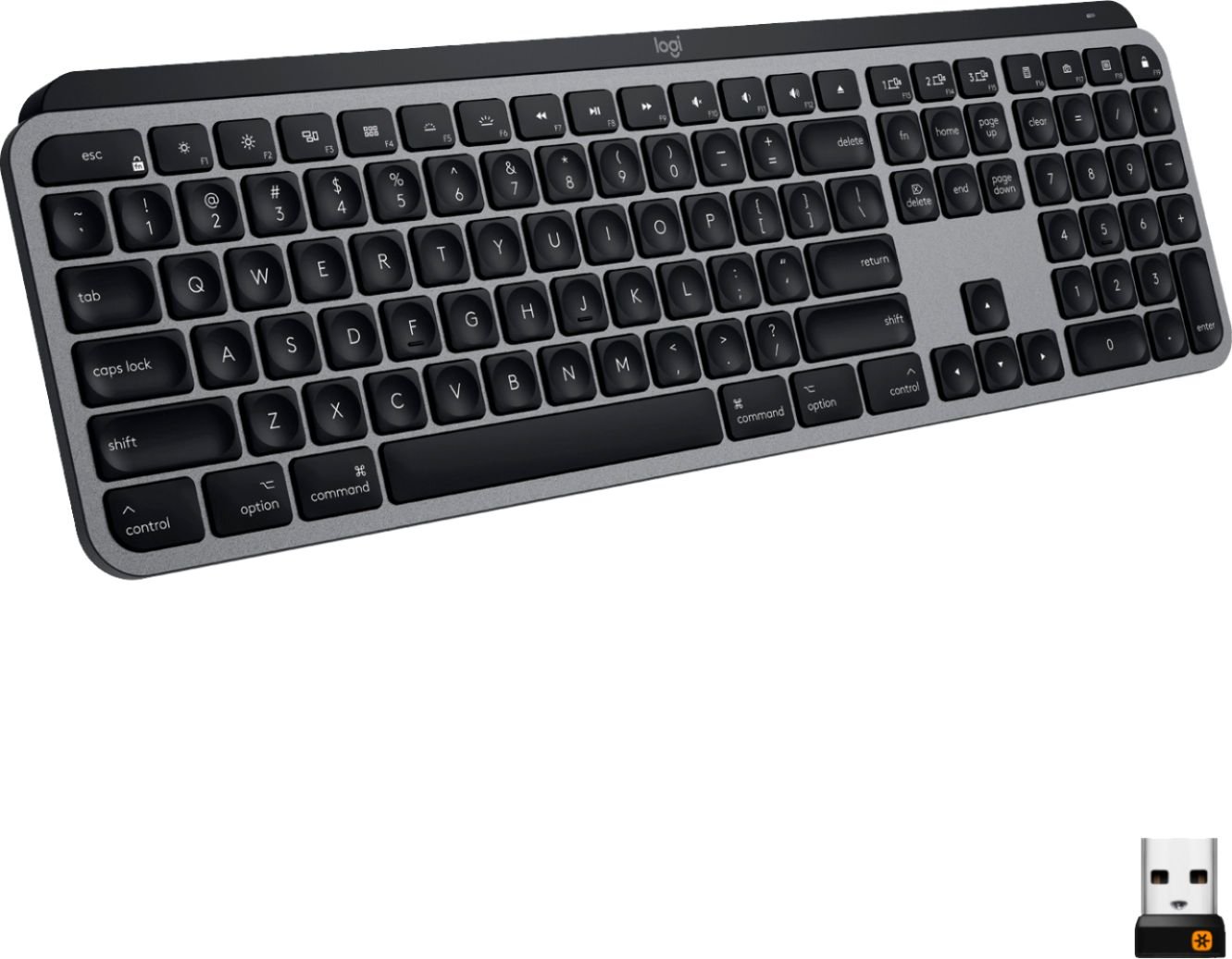 Logitech MX Keys Advanced Wireless Illuminated Keyboard — image 2