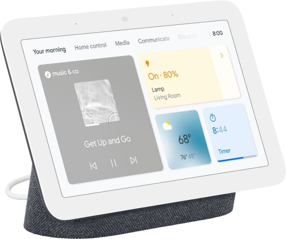 Google Nest Hub 2nd Gen Smart Display, Google Assistant Built-In, 7" WSVGA Touchscreen, Wi-Fi & Bluetooth Connectivity — image 4