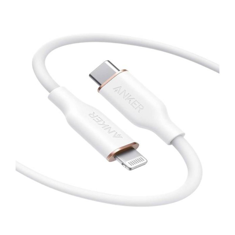 Ankser A8662H21 USB C TO Lightning Cable 3FT White — image 1