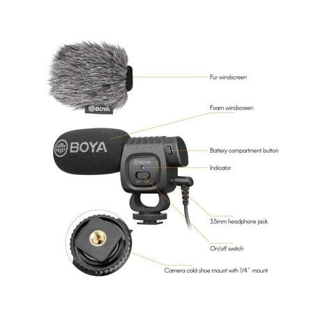 Boya Compact On Camera Shot Gun Microphone BY-BM3011 — image 2