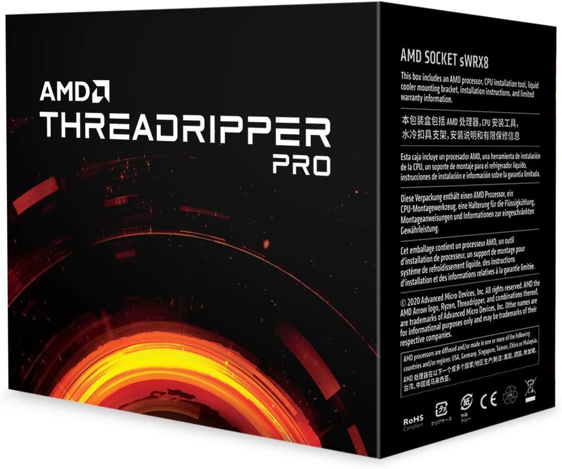 AMD Ryzen Threadripper PRO 3955WX Processor (TRAY) 64-core 128-thread Desktop Processor — image 2