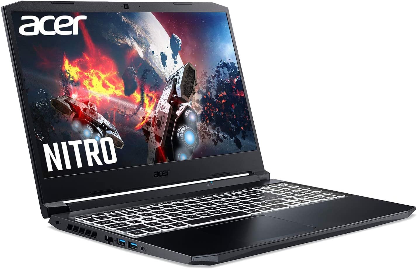 Acer Nitro 5 Ryzen 7 5800H 16GB RAM 1TB SSD Nvidia GeForce RTX 3060 6GB Graphics 15.6" FHD 144Hz Gaming Laptop - Black — image 2