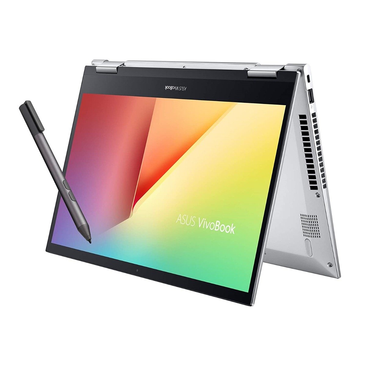 Asus TP470EZ-EC087W Intel Core i5 1135G7 2.4Ghz 8GB RAM 512GB SSD 14.0'' FHD Touch N Flip Windows 11 Home, English-Arabic Keyboard, Silver Color, Stylus Pen Included — image 3