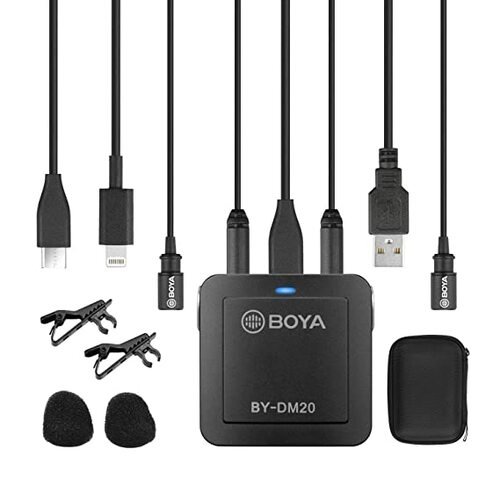 BOYA BY-DM20 Dual Channel Recording Kit Microphone — image 3