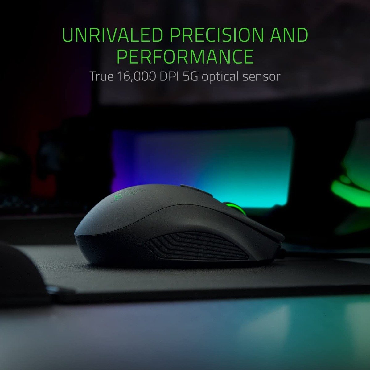 Razer Naga Trinity Gaming Mouse: 16,000 DPI Optical Sensor - Chroma RGB Lighting - Interchangeable Side Plate w/ 2, 7, 12 Button Configurations — image 2