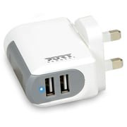 Port Connect Dual USB Wall Charger White — image 2
