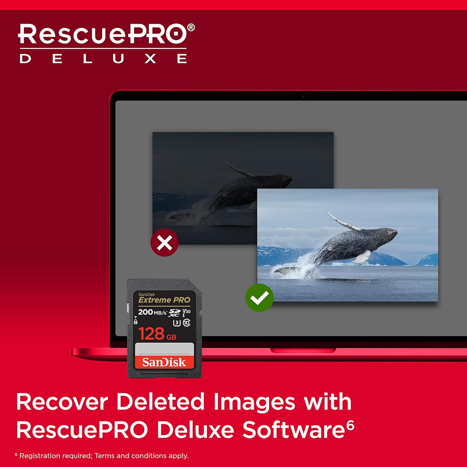 SanDisk Extreme Pro 128GB 170MB/s SDXC UHIS I Memory Card (SDSDXXY-128G-GN4IN) — image 2