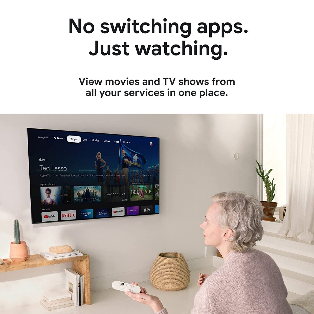 Google Chromecast with Google TV HD Streaming Stick Entertainment on Your TV in 1080p HD — image 2