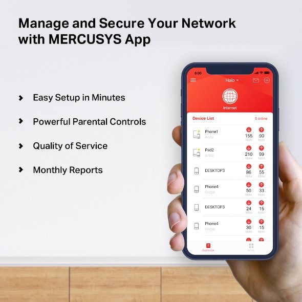 Mercusys Halo H50G AC1900 Whole Home Mesh Wifi System — image 3