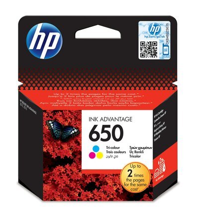 HP 650 Tri Color Ink Cartridge — image 2
