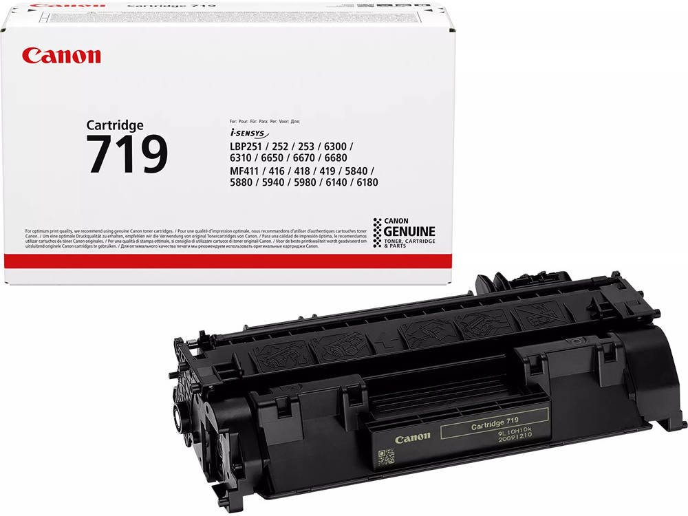 Canon 719 Toner Cartridge, Black — image 2