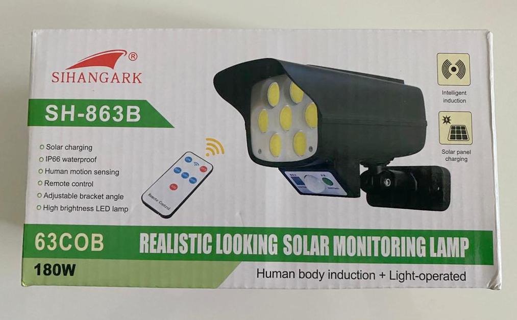 SIHANGARK Realistic Looking Solar Monitoring Lamp — image 2