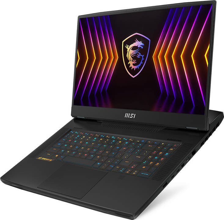 MSI Titan GT77 12UHS 17.3" UHD 120Hz Laptop, 12th Gen Intel Core i9-12900HX 1.8Ghz, 64GB DDR5 RAM, 2TB SSD, 16GB Nvidia Geforce RTX 3080TI, Windows 11 Home, Eng-Arabic Keyboard, Black — image 2