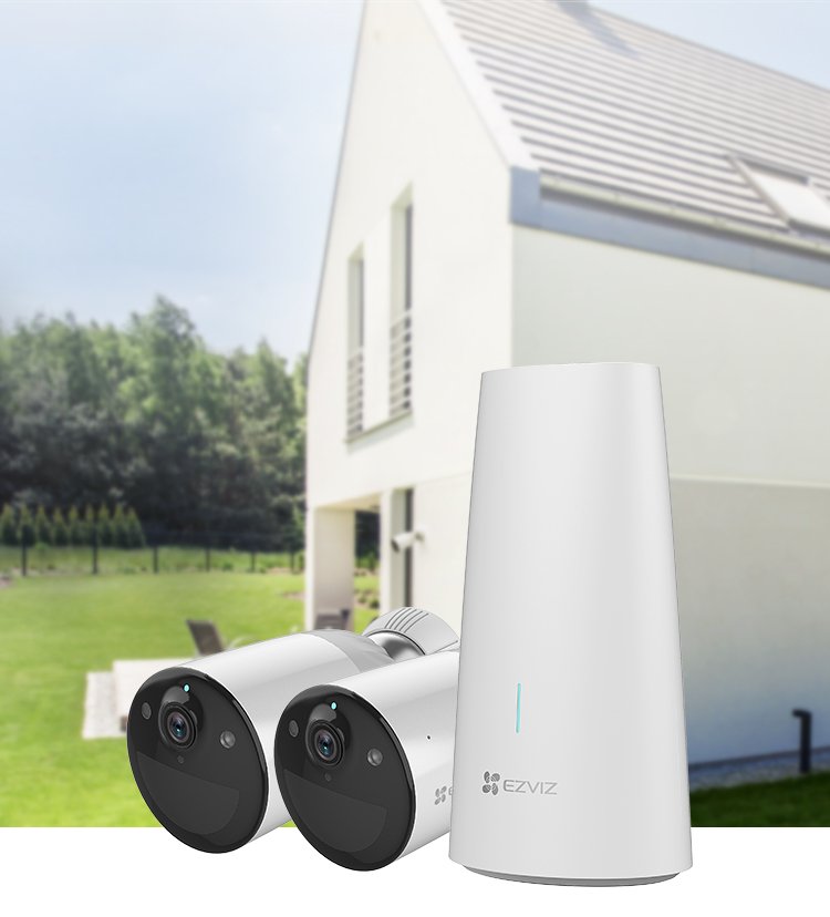 EZVIZ BC1 B2 WiFi Outdoor Smart Home Security Camera Kit 365 Days Battery 2 Cameras Full HD 1080P — image 3