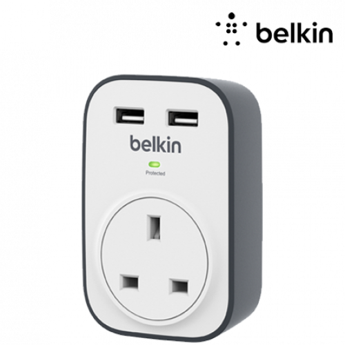 Belkin Surge Plus Surge Protector 12W With USB Charging — image 2