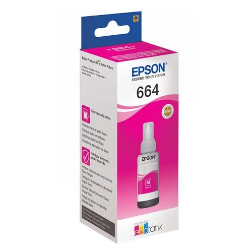 Epson T664  Magenta Cartridge  T6643 — image 2