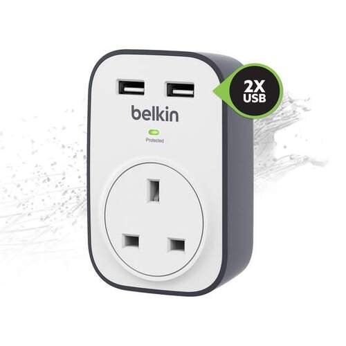 Belkin Surge Plus Surge Protector 12W With USB Charging — image 1