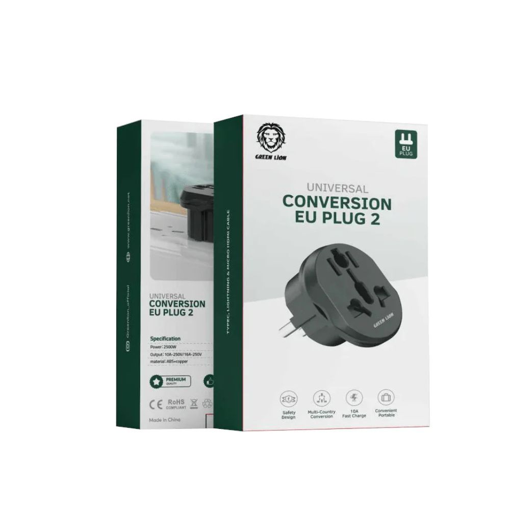 Green Lion Universal Conversion EU Plug 2 Charger — image 2
