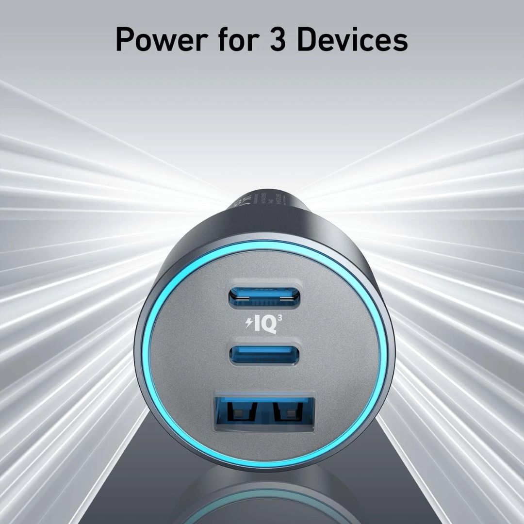Anker 535 Car Charger 67W With 1 USB & 2 Type-C Ports — image 3
