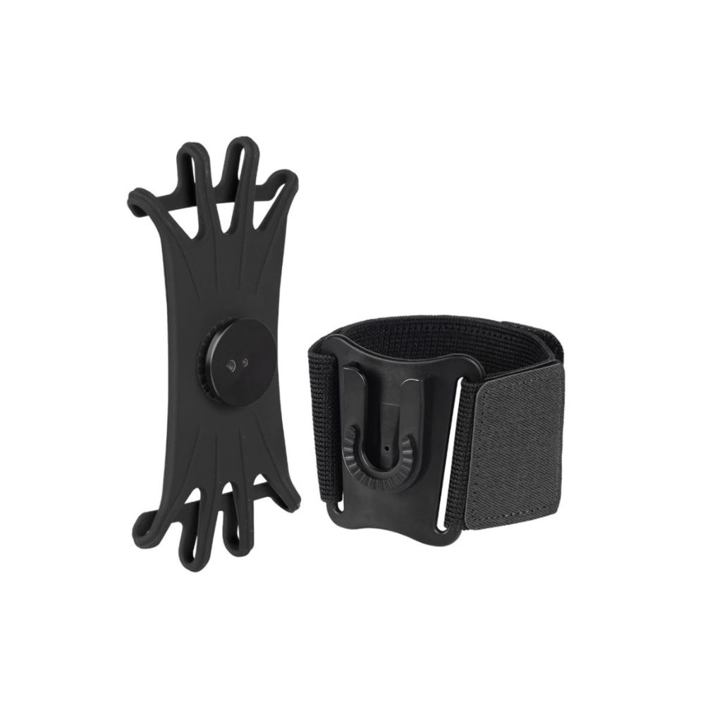 Green Detachable Sports Armband (4" - 6.8") with Adjustable Elastic Band, 360 Degree Rotation Flexible Operation — image 2