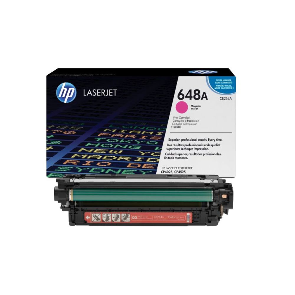 HP 648A Magenta LaserJet Toner Cartridge | CE263A — image 2