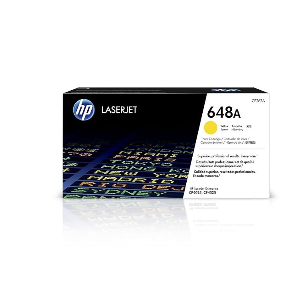 HP 648A Yellow Original LaserJet Toner Cartridge | CE262A — image 4