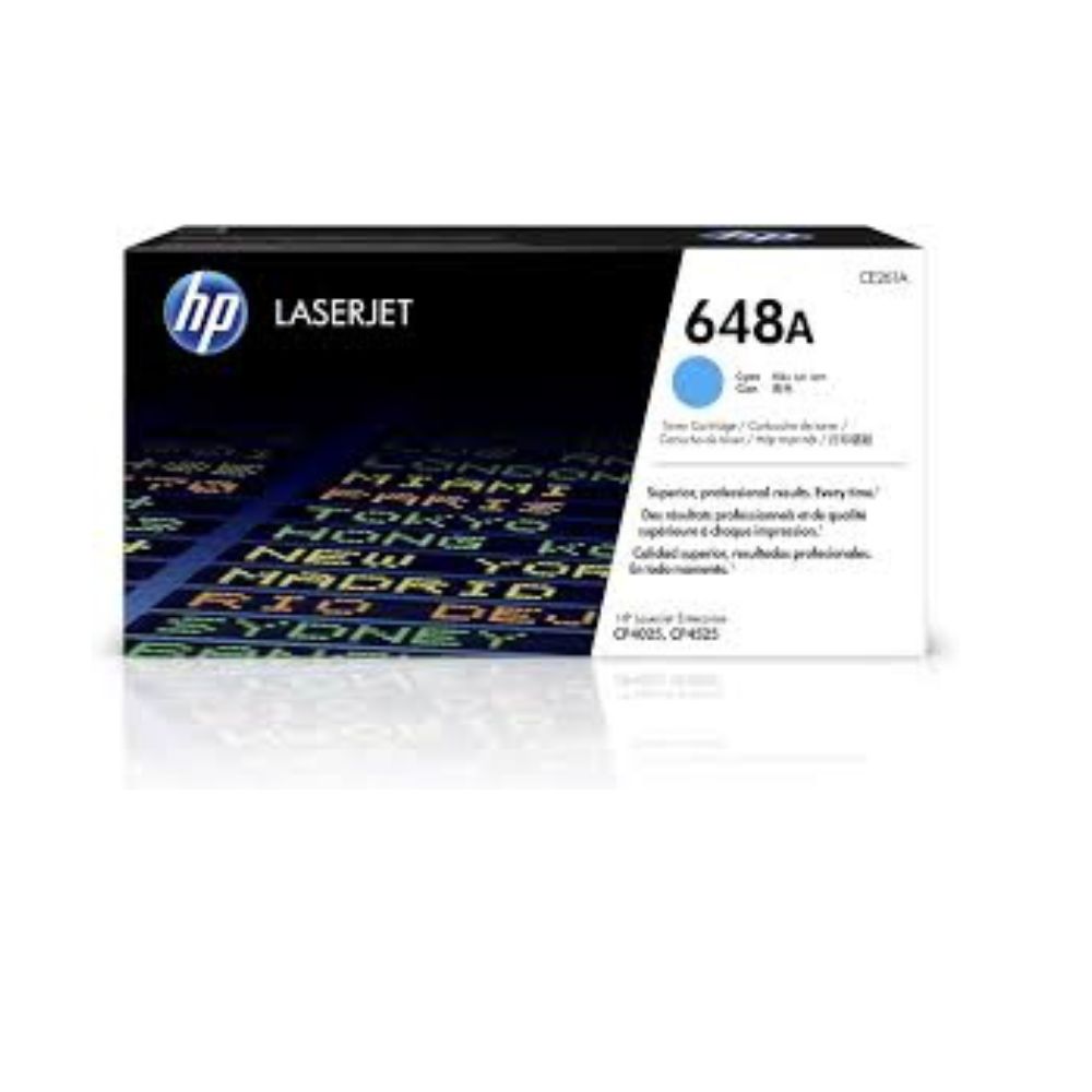HP 648A Cyan LaserJet Print Cartridge Toner | CE261A — image 2