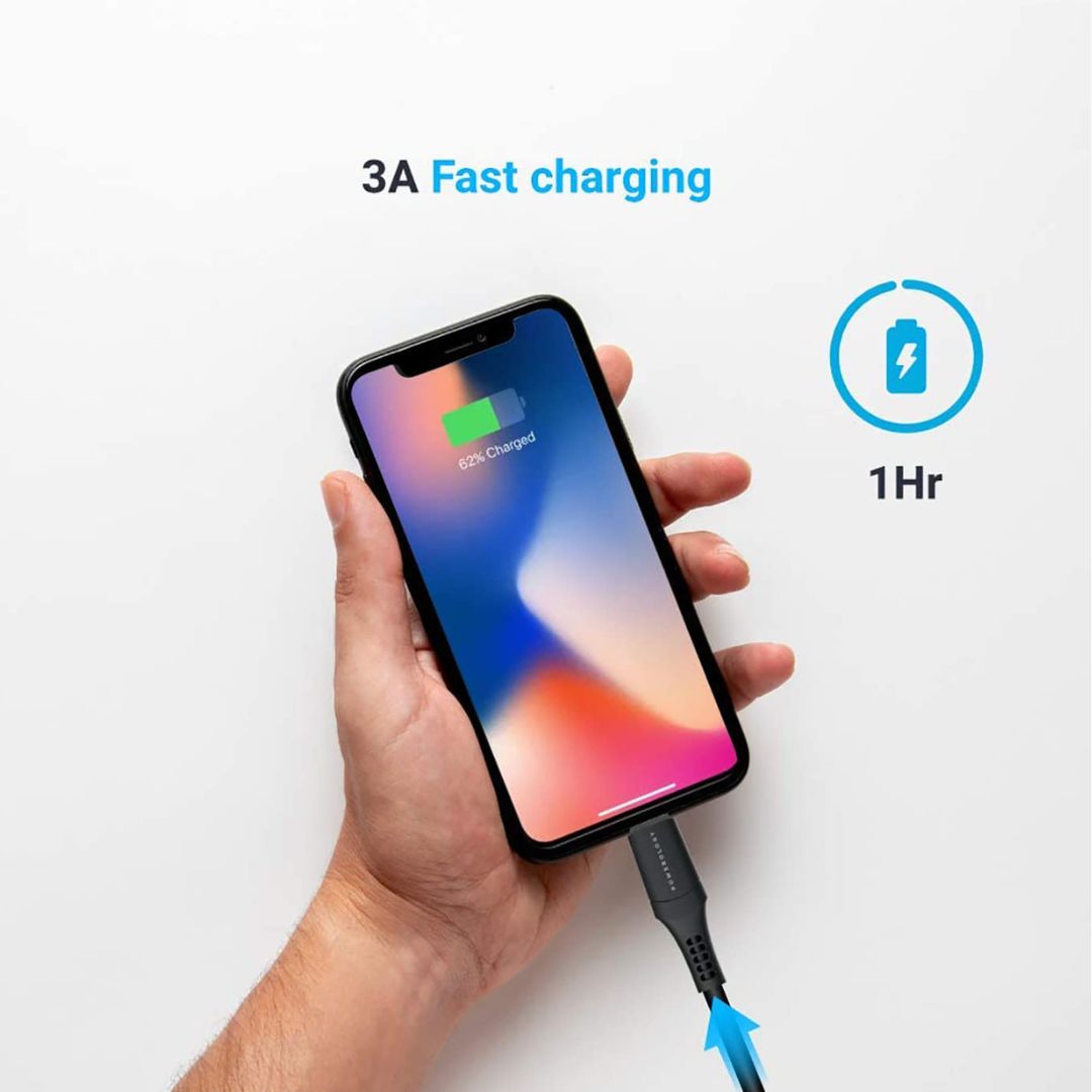 Powerology USB Type C to Lightning Cable 1.2m — image 2