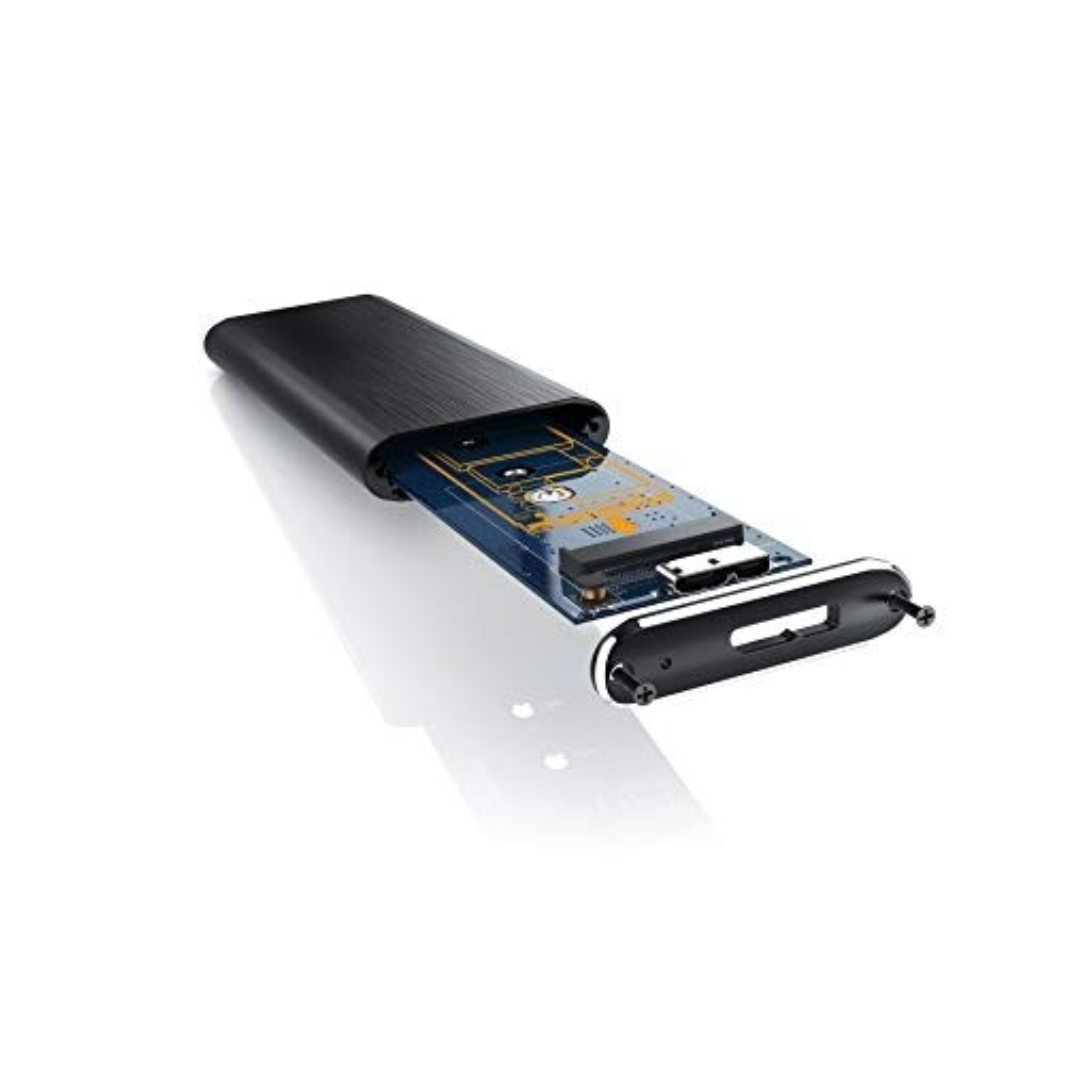 Haysenser M.2 SATA SSD Enclosure USB 3.0 SSD Disk External Case With Vibration Protection — image 3