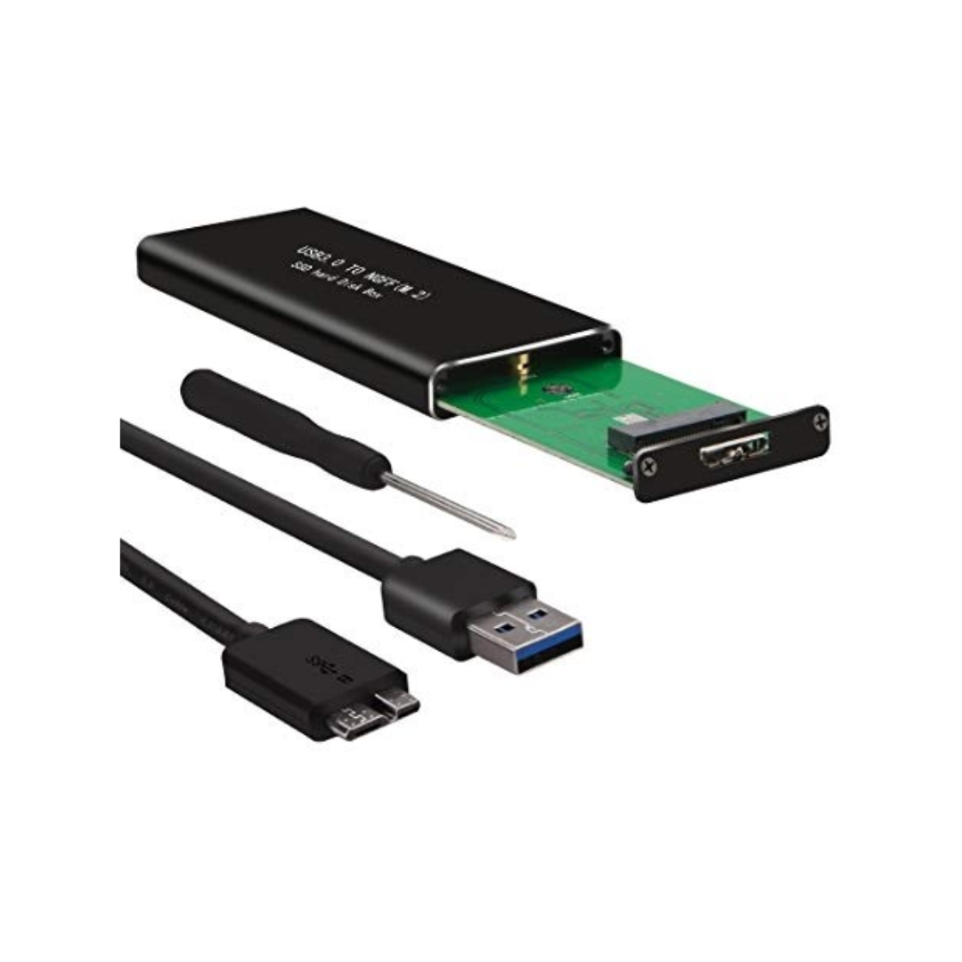 Haysenser M.2 SATA SSD Enclosure USB 3.0 SSD Disk External Case With Vibration Protection — image 2