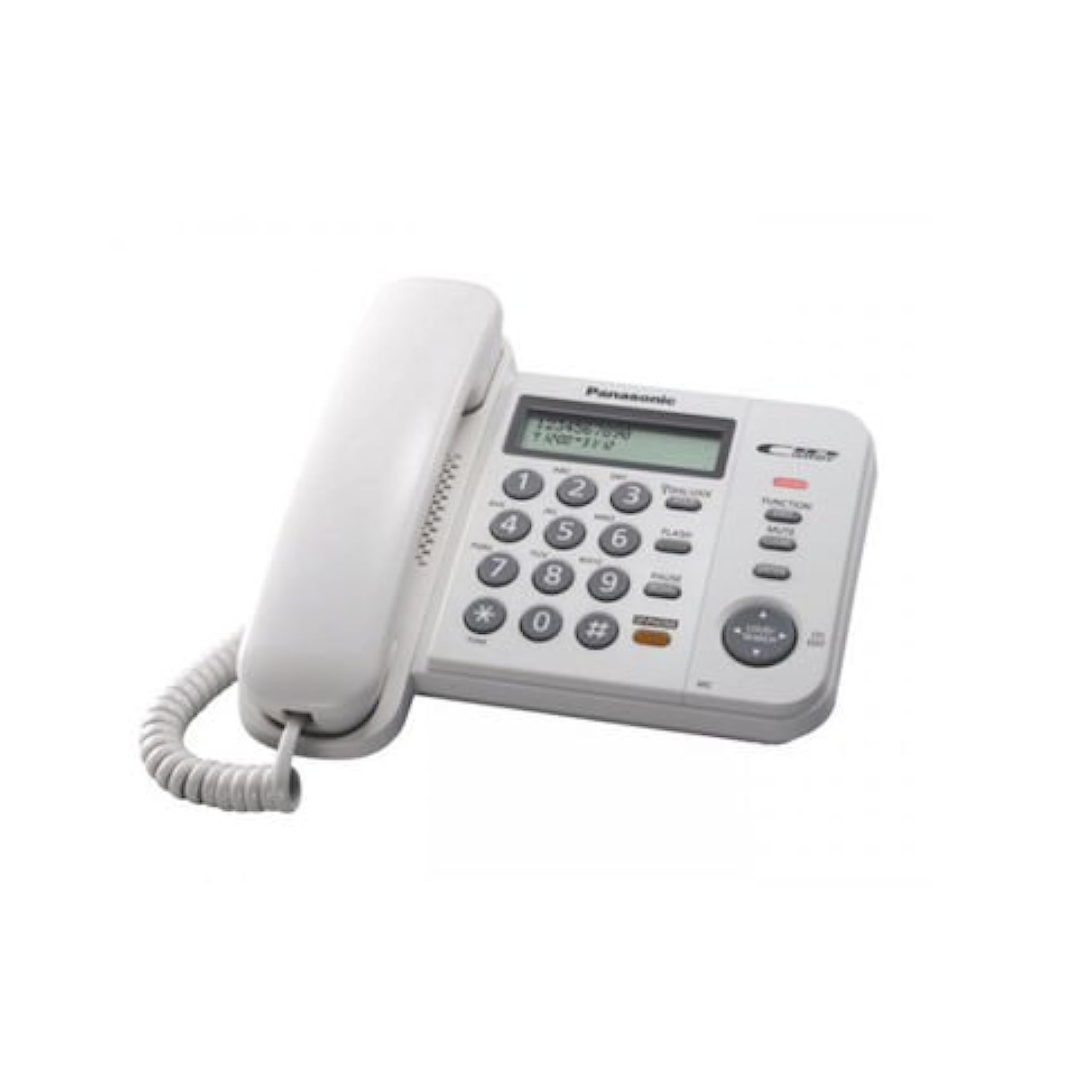 Panasonic KX-TS580 Corded Landline Telephone - White — image 2