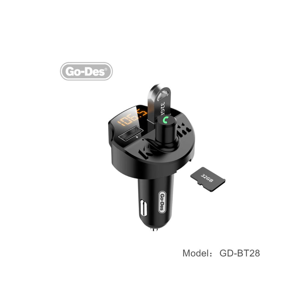 Go Des Wireless MP3 Car Charger Wireless FM Transmitter — image 3