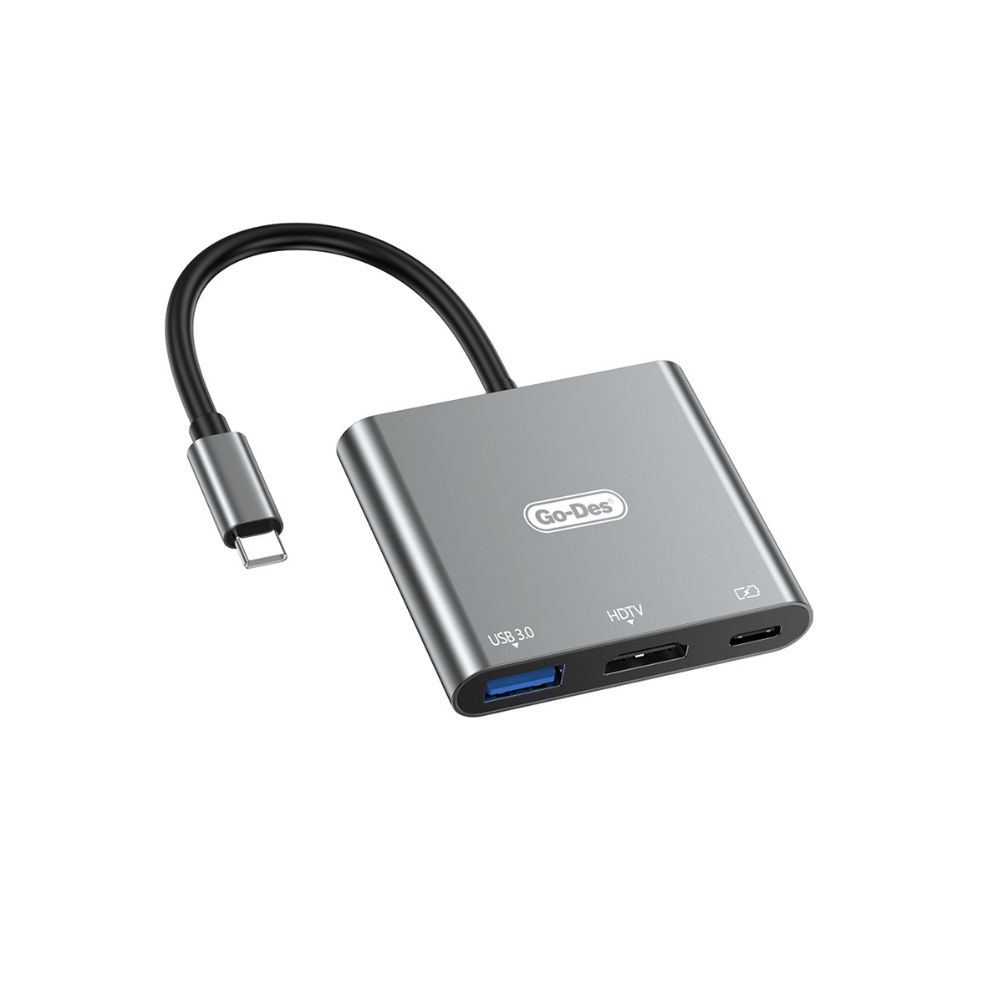 GO DES GD-6827 TYPE-C TO HDTV 3 IN 1 Converter Adapter — image 2