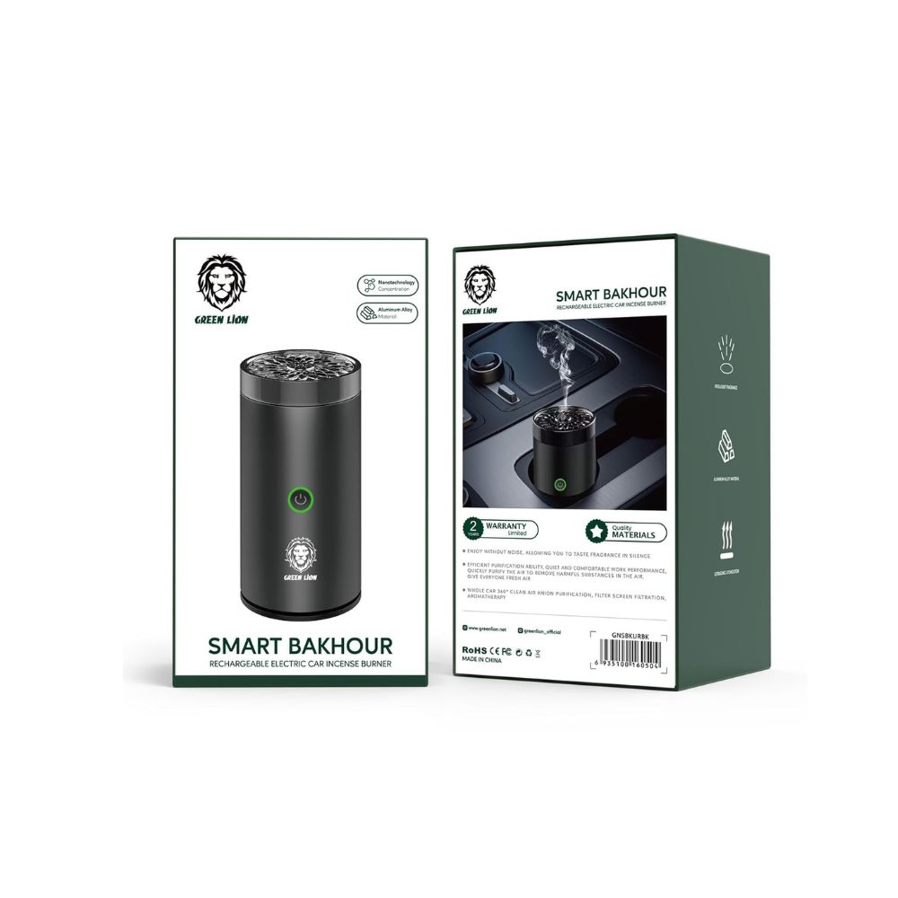 Green Lion Smart Bakhour Rechargeable Electric Car Incense Burner — image 4