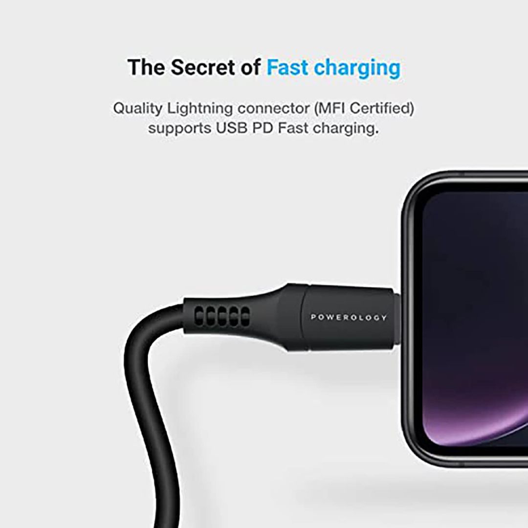 Powerology USB Type C to Lightning Cable 1.2m — image 4