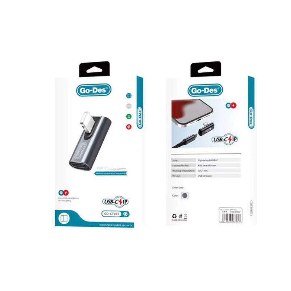 Go Des GD-CT037 Type-C to Lightning Converter — image 2