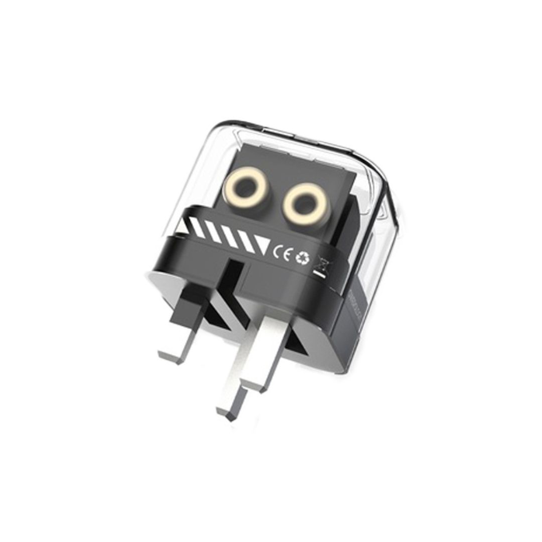 Powerology Crystalline Series Dual PD Gan Charger With Folding Plugs PWCUQCO20 — image 2