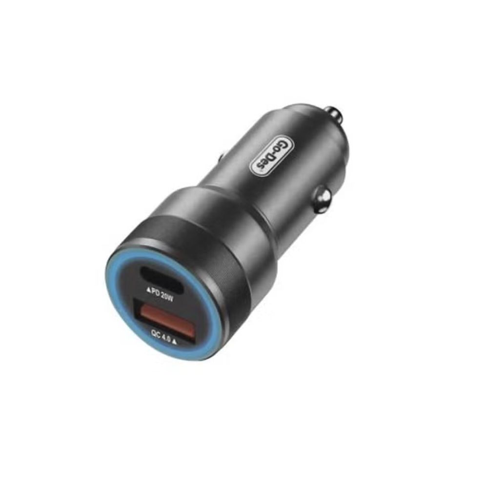 Go Des GD-QC2017 45W PD+QC 4.0 Quick Car Adapter — image 2