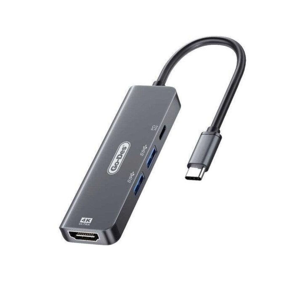 Go Des GD-6828 Type-C To Hdtv 4 In 1 Converter Adapter — image 1